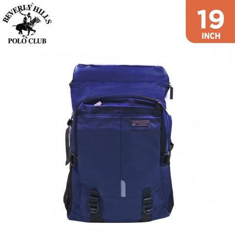 Polo Backpack Club Mission Soft Waterproof - 19 Inch - Blue Navy / Purple