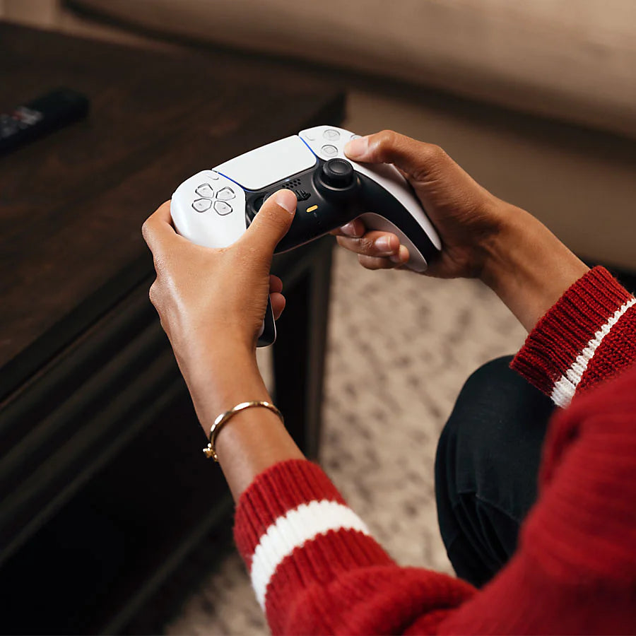 وحدة تحكم لاسلكية سوني دول سينس لجهاز بلاي ستيشن 5 (PS5) - أبيض