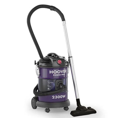 Hoover HT85-T3-ME, Power Pro Drum Vacuum Cleaner 2300W, 22L Capacity with Anti-Bacterial Bag