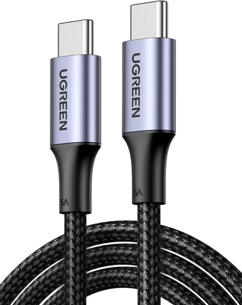 UGREEN USB-C Cable Aluminum Case with Braided 1m (Black)