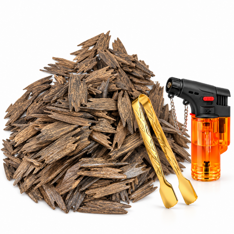 Bundle - Rawad Kalamantan Incense 1 Tola + Tong + Lighter