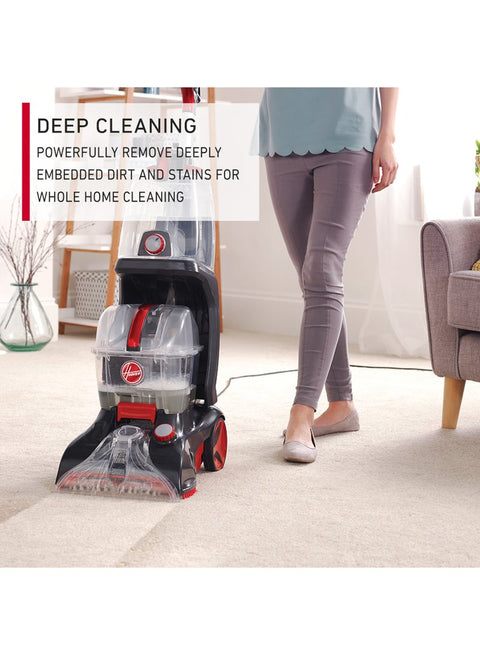 Hoover Power Scrub Elite Carpet Washer 1200W 4.7L- Black & Red