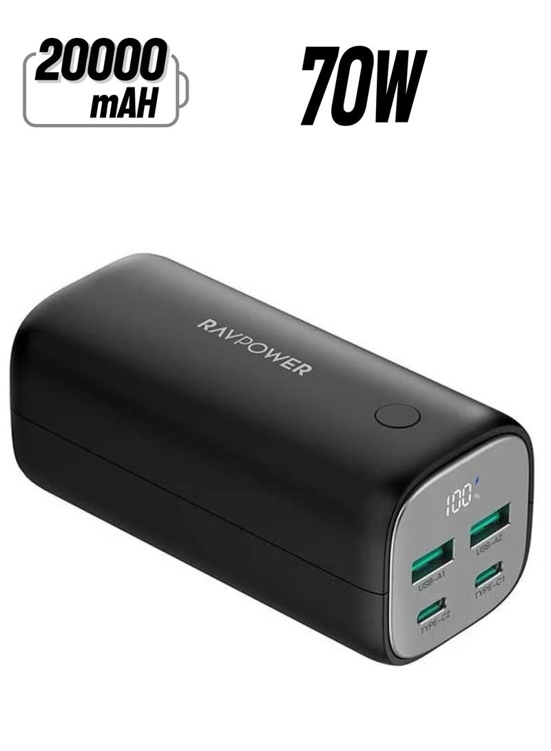 RAVPower RP-PB208Pro 70W Power Bank Charger