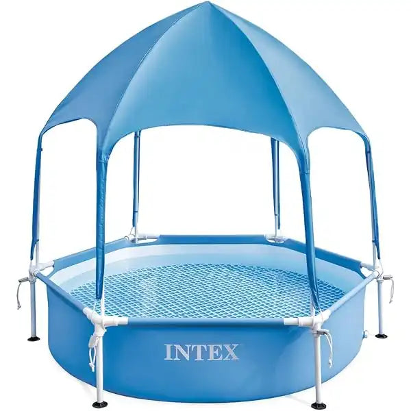 حوض سباحة INTEX Canopy بإطار معدني - 183 × 38 سم