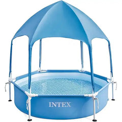 حوض سباحة INTEX Canopy بإطار معدني - 183 × 38 سم