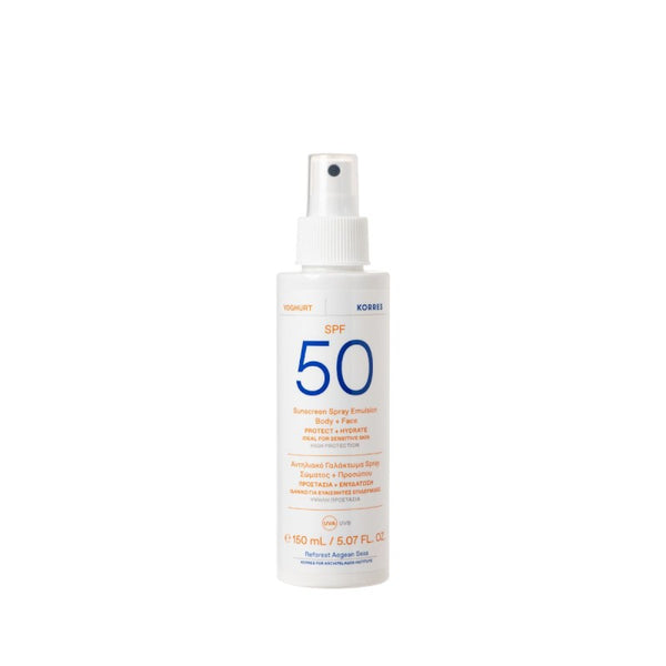Korres YOGHURT Face&Body Spray Emulsion SPF50 150ml