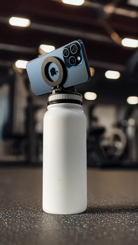 Emjoi MagSafe Stainless Steel Sport Bottle - 900 ML - White