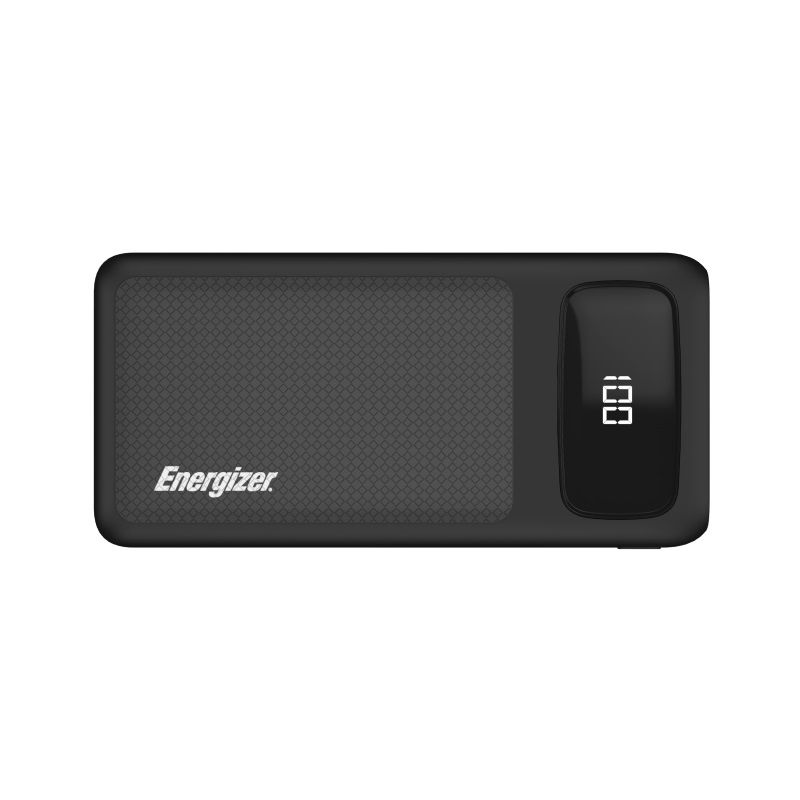 Energizer UE10063PQ_BK, Wired Power Bank, 22.5W, 10000mAh, 3 Ports - Black