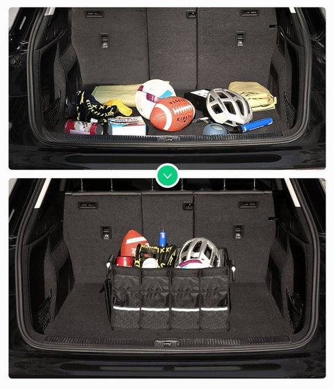 UGREEN LP256, Car Trunk Organizer - 55 L- Oxford + Aluminium Alloy - Black