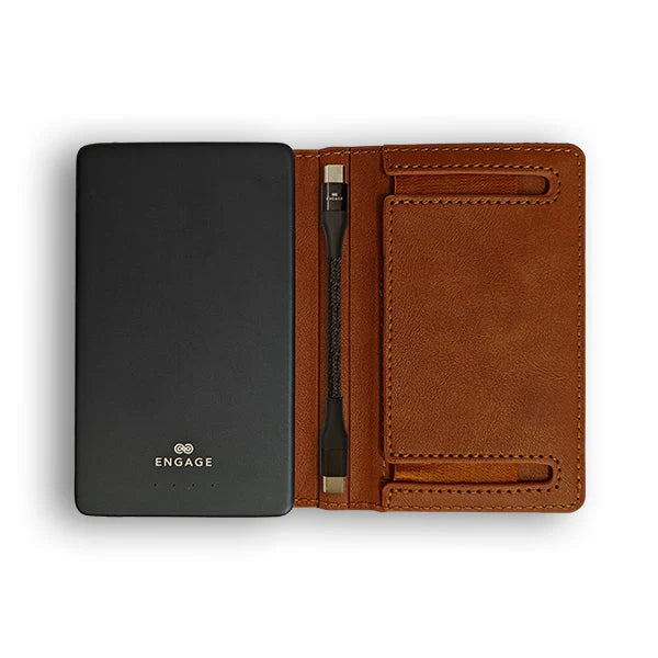 Engage, Magnetic Power Bank Wallet (5000 mAh)