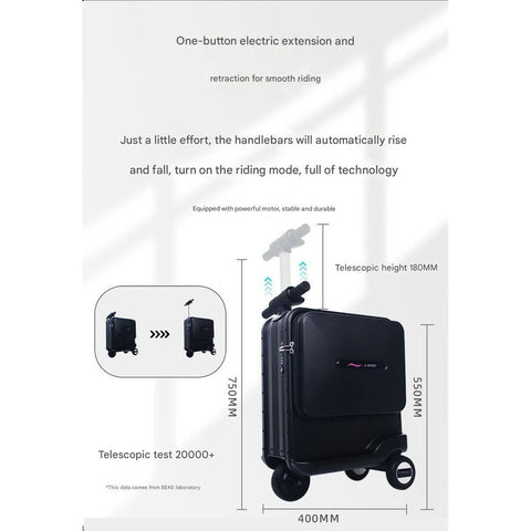 BEKE, ES06 Smart Electric LCD Display Suitcase