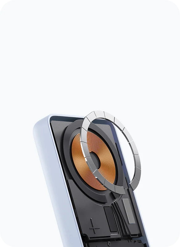 Xiaomi 33W Magnetic Power Bank 10000mAh with Built-in Stand, Integrated USB-C Cable & Wireless Charging