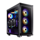 PC Bundle: PC Gaming i5-14400F/RTX 5070/16GB DDR5/1TB with Sades BX-Jellyfish/27" FHD/HDMI 2.1/0.5ms/280Hz/VA/Flat Monitor & Sades Battle Ram Keyboard/Mouse/Mousepad & Oartex LD034 Gray Gaming Chair With Z5-1160 Black Carbon Table