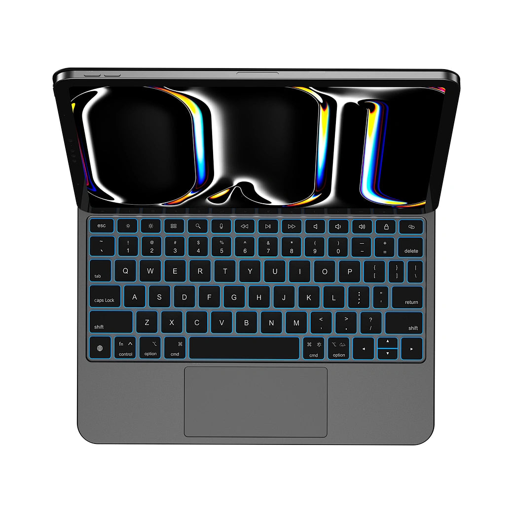 WiWU Magic Keyboard Pro MK-002 for iPad 10th Gen and iPad 11th Gen A16 - Arabic + English