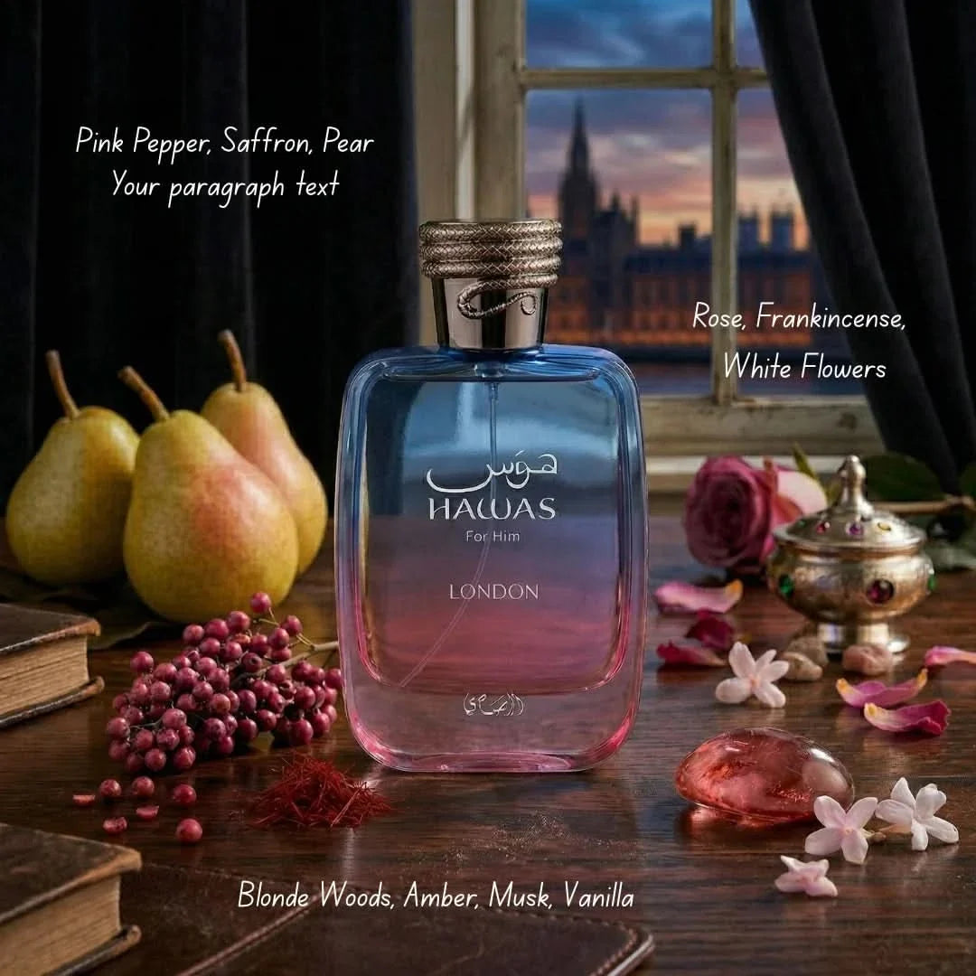 Rasasi Hawas London EDP For Him - 100 Ml