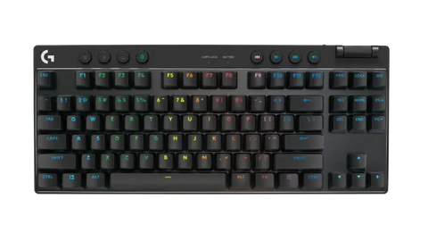 Logitech G PRO X TKL LIGHTSPEED Wireless Gaming Keyboard - Black