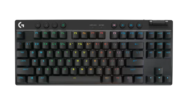 Logitech G PRO X TKL LIGHTSPEED Wireless Gaming Keyboard - Black