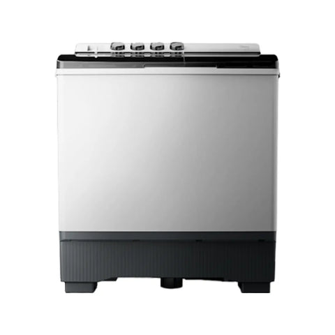 Midea 9KG Capacity, Twin Tub Washing Machine, White - MT100W90/W-GCC