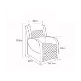 Gamax Gaming Sofa XL Black & Blue Recliner (Assembly not included)