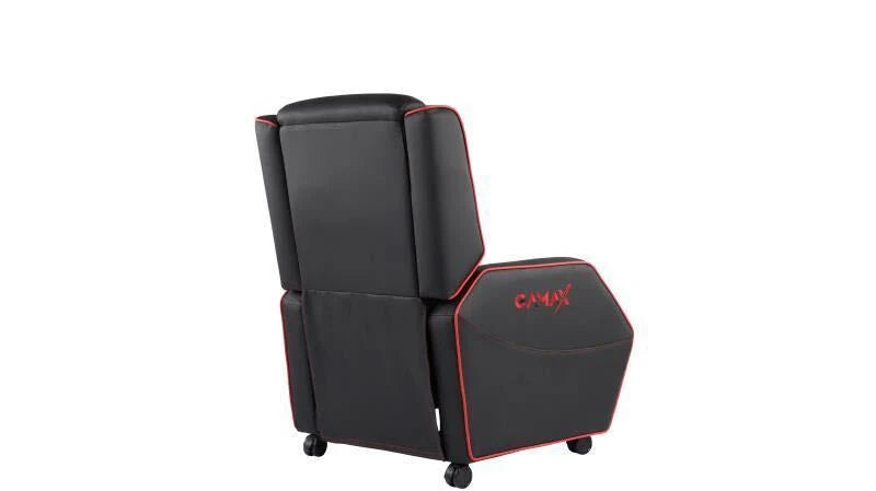 Gamax Gaming Sofa XL Black & Red Recliner (Assembly not included)