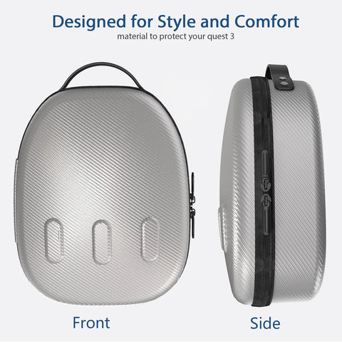 جاماكس حقيبة تخزين ميتا كويست 3 (موديل بي) - فضي