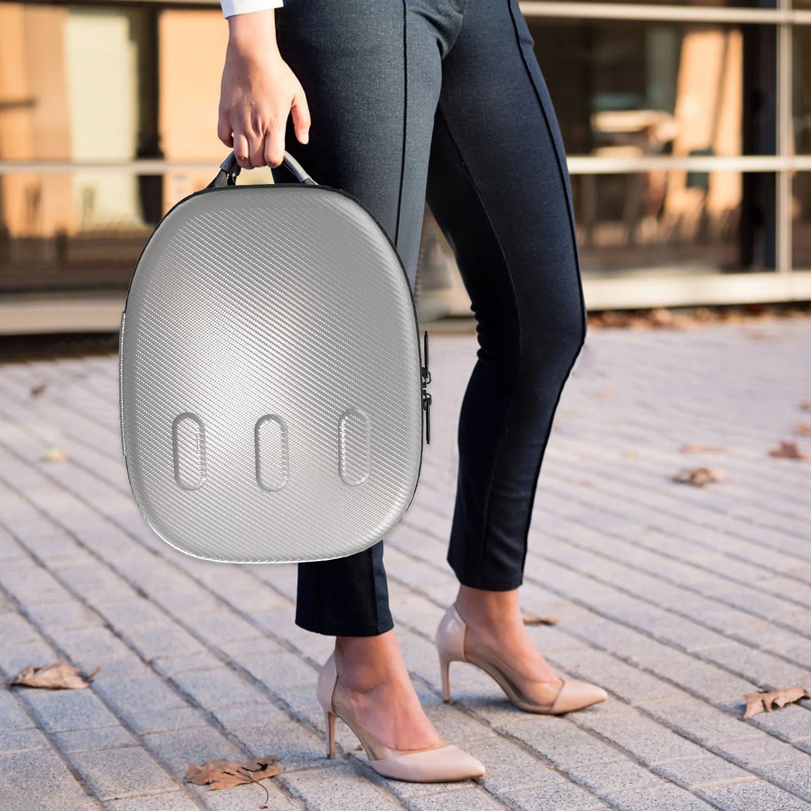 جاماكس حقيبة تخزين ميتا كويست 3 (موديل بي) - فضي