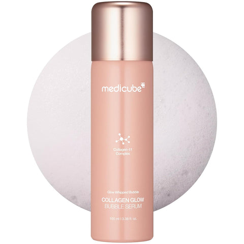 Medicube Collagen Glow Bubble Serum - Fast-absorbing bubble-type serum that gives you 24h Glow & Lifted Look - Korean skincare
