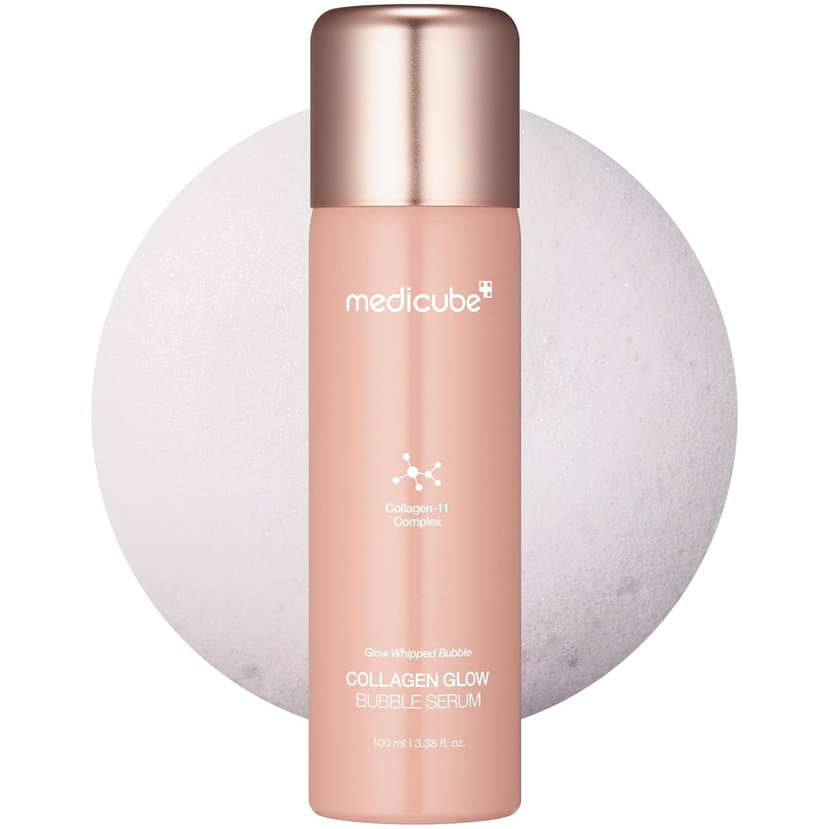 Medicube Collagen Glow Bubble Serum - Fast-absorbing bubble-type serum that gives you 24h Glow & Lifted Look - Korean skincare