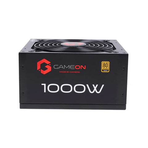 GAMEON - SPY2 ATX 1000 WATTS 80 PLUS Gold Value مزود طاقة للألعاب - أسود