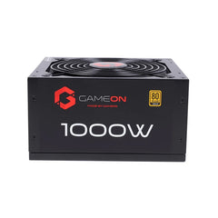GAMEON - SPY2 ATX 1000 WATTS 80 PLUS Gold Value مزود طاقة للألعاب - أسود