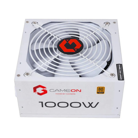 GAMEON - SPY2 ATX 1000 WATTS 80 PLUS Gold Value Gaming Power Supply - White