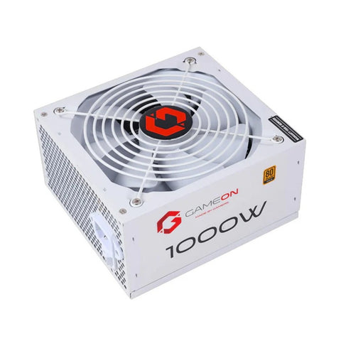 GAMEON - SPY2 ATX 1000 WATTS 80 PLUS Gold Value Gaming Power Supply - White