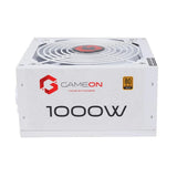 GAMEON - SPY2 ATX 1000 WATTS 80 PLUS Gold Value Gaming Power Supply - White