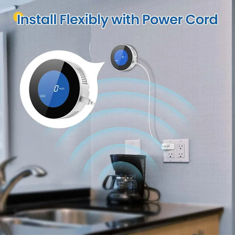 Gopeta, Smart WiFi Gas Leak Sensor (DC USB Powered)