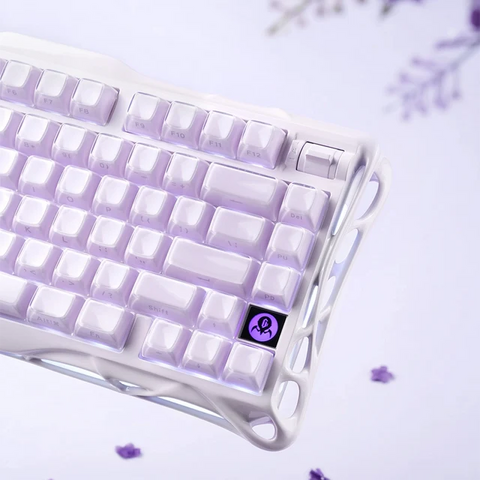 GravaStar Mercury K1 75% Wireless Mechanical Gaming Keyboard Special Edition - Lavender Purple