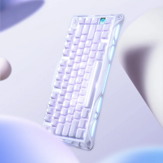 GravaStar Mercury K1 75% Wireless Mechanical Gaming Keyboard Special Edition - Lavender Purple