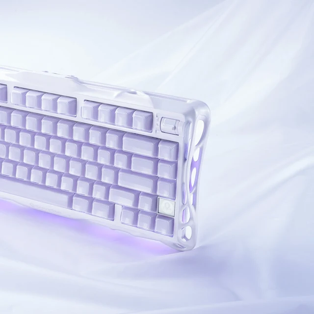 GravaStar Mercury K1 75% Wireless Mechanical Gaming Keyboard Special Edition - Lavender Purple