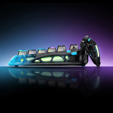 جرافيستار لوحة مفاتيح الألعاب ميركوري في 75 برو 75% بمفاتيح مغناطيسية بتقنية تأثير هول - نيون جرافيتي