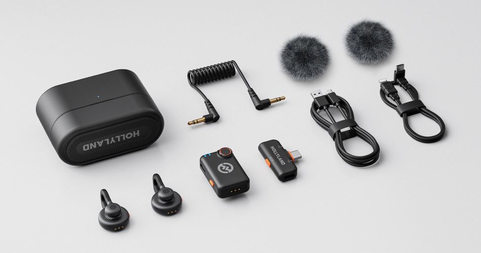 Hollyland LARK M2S Ultimate Combo Wireless Microphone System – Space Gray
