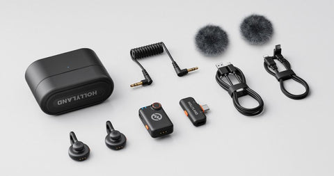 Hollyland LARK M2S Ultimate Combo Wireless Microphone System – Space Gray