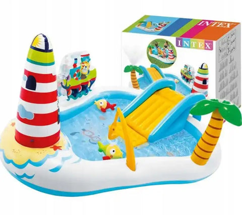 INTEX The Fishing Fun Play Centre (57162NP)  exciting inflatable water play set