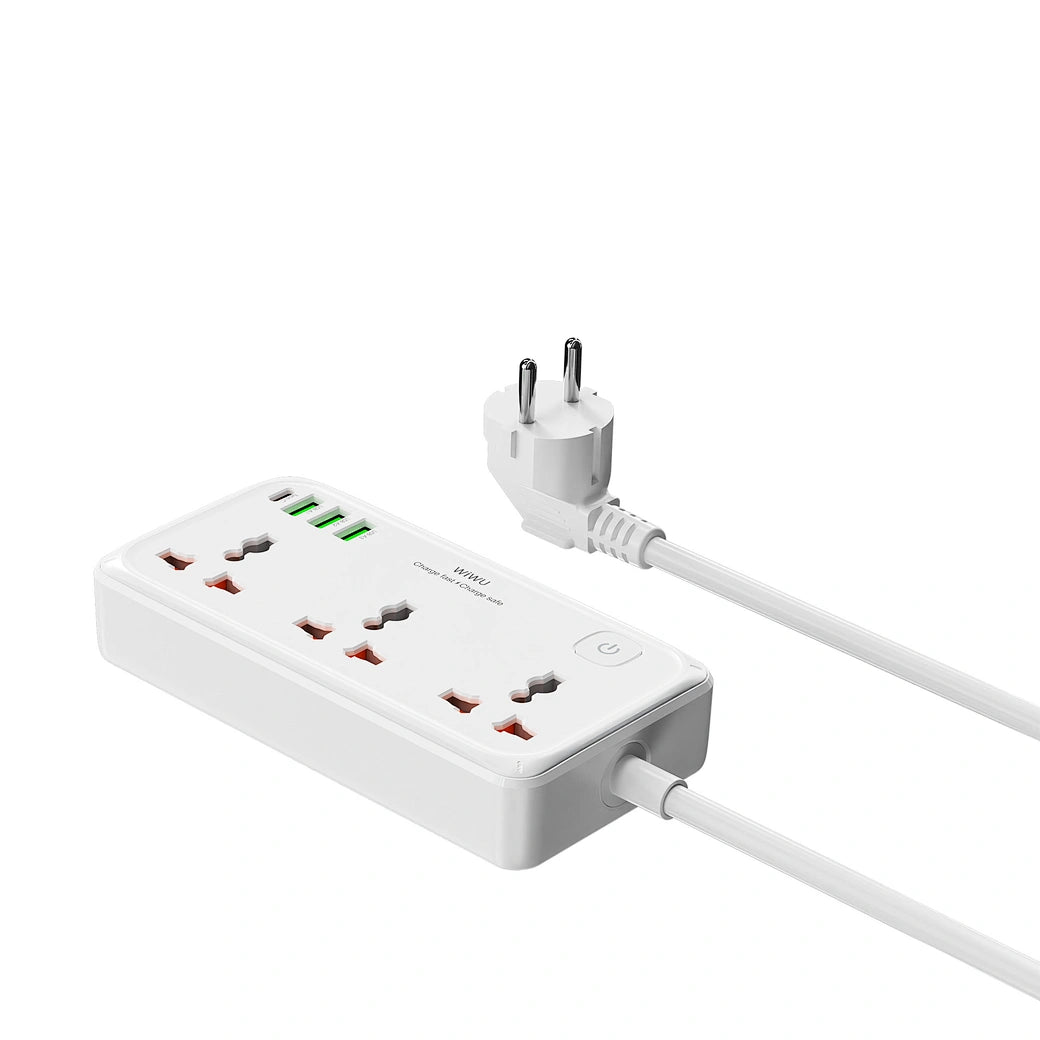 WiWU Wi-S005 30W Cube GaN Multifunction Power Strip EU/UK