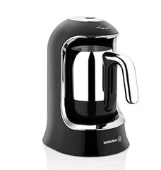KORKMAZ coffee maker 18/10 Stainless steel 4 cups capacity 320 ML 400 watts black