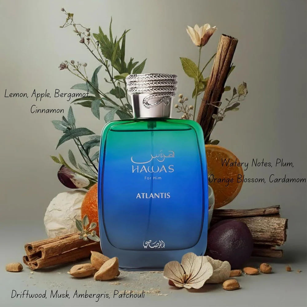 Rasasi Hawas Atlantis EDP For Him - 100 Ml