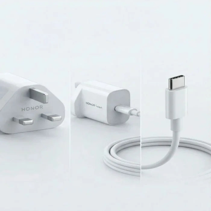 HONOR Select Power Adapter (20W GaN) PD With C-C Cable 1M - White