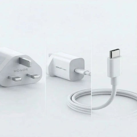 HONOR Select Power Adapter (20W GaN) PD With C-C Cable 1M - White