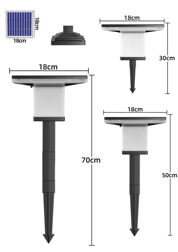 Elegant Garden Walkway Tower and Ground Light for Garden Patio and Outdoors