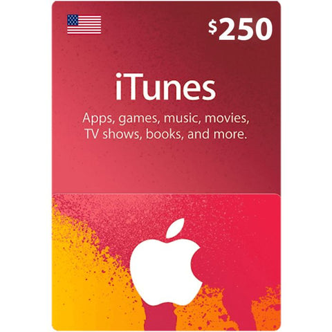 iTunes Gift Card -$ 250 [USA]