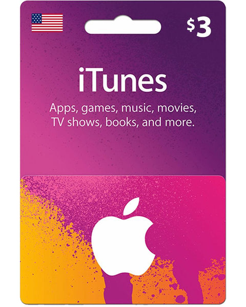 iTunes Gift Card - $3  [USA]