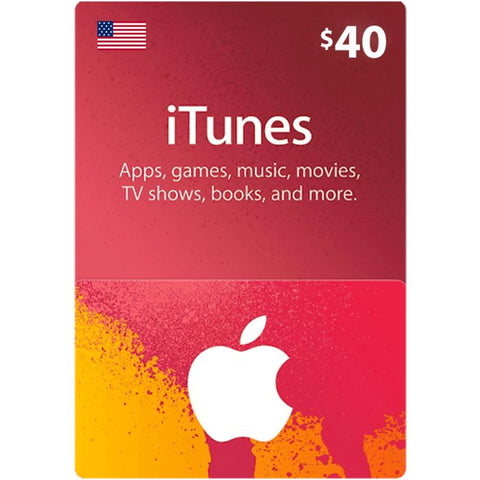 iTunes Gift Card - $ 40  [USA]